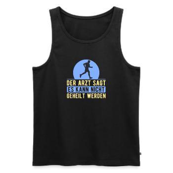 Funny XC Running Gift XC Runner Edition - Men's Premium Organic Tank Top - black - Front - AI Model Male 178 light (178cm)