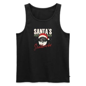 Skateboard Art Pour Garçons Filles Hommes Skateboard Cadeaux - Débardeur bio Premium Homme - noir - Devant - Michal (187cm)