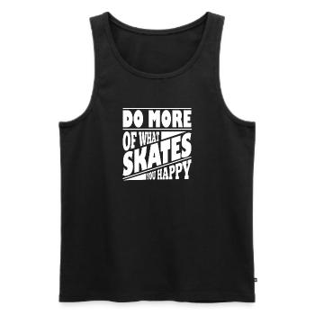 Skateboard Art Pour Garçons Filles Hommes Skateboard Cadeaux - Débardeur bio Premium Homme - noir - Devant - Michal (187cm)