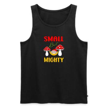 Small But Mighty Cute Gnome Family Gift Idea - Männer Premium Bio Tank Top - Schwarz - Vorne - AI Model Male 178 light (178cm)
