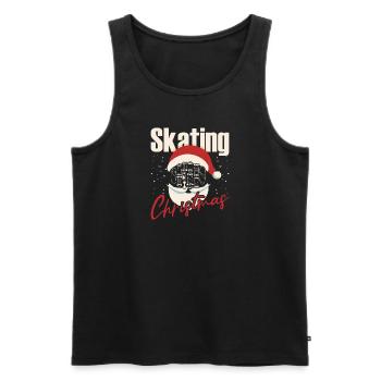 Skateboard Art Pour Garçons Filles Hommes Skateboard Cadeaux - Débardeur bio Premium Homme - noir - Devant - Michal (187cm)