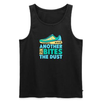 Running Another Run Bites Marathon Runner - Männer Premium Bio Tank Top - Schwarz - Vorne - Michal (187cm)