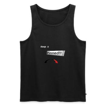 Keep it pinned - RPM - Men's Premium Organic Tank Top - black - Front - Michal (187cm)