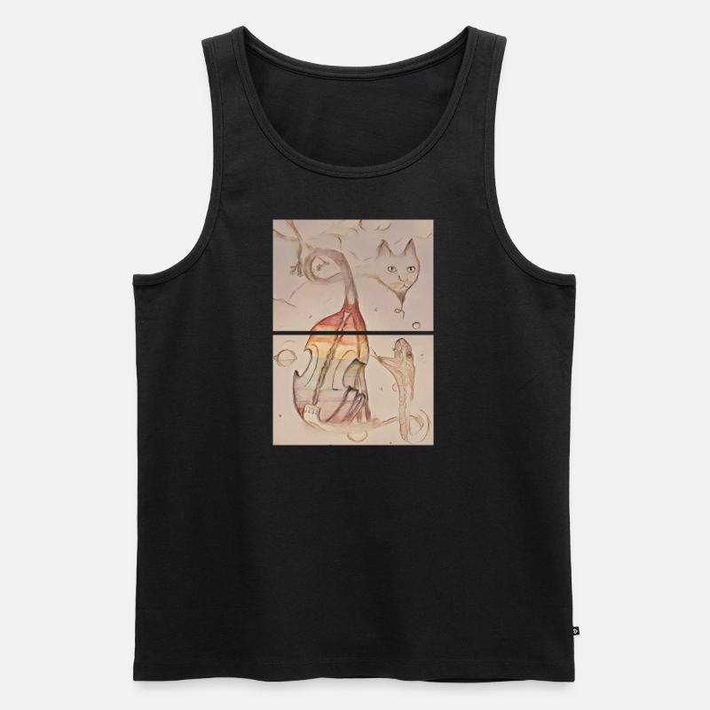 fantasyownart - Männer Premium Bio Tank Top - Schwarz