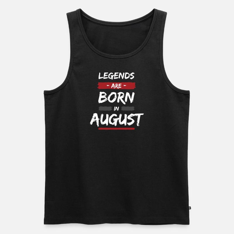 Legenden wurden Geboren - Männer Premium Bio Tank Top - undefined