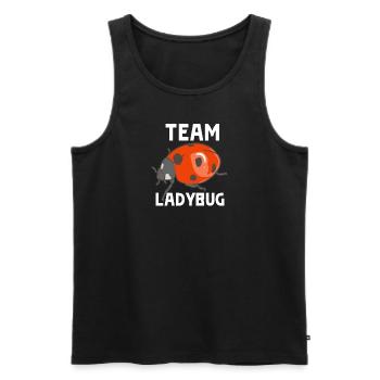 Team Ladybug - Männer Premium Bio Tank Top - Schwarz - Vorne - AI Model Male 178 light (178cm)
