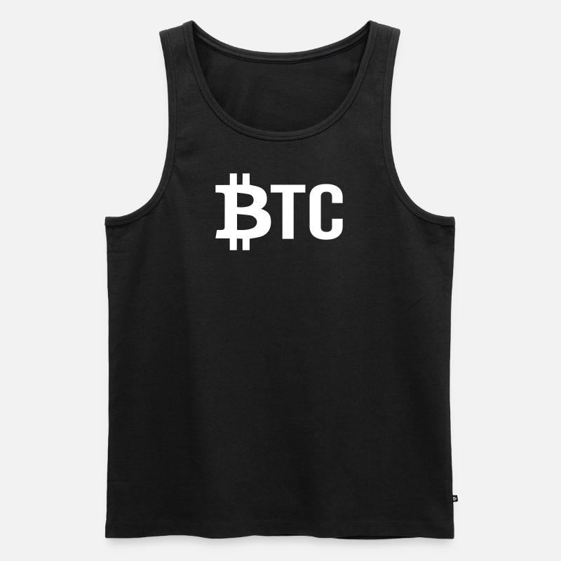 BTC - Männer Premium Bio Tank Top - Schwarz