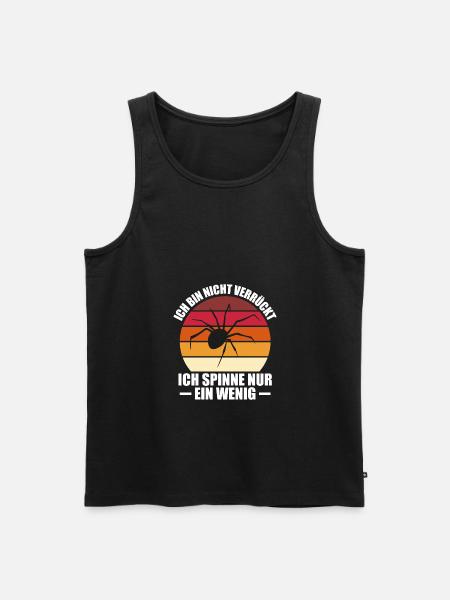 Spinne Terrarium Spinnenzüchter Geschenk - Männer Premium Bio Tank Top - Schwarz