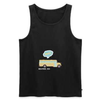 PINK PARKS NEAR VINTAGE GIFT IDEA - Men's Premium Organic Tank Top - black - Front - Michal (187cm)