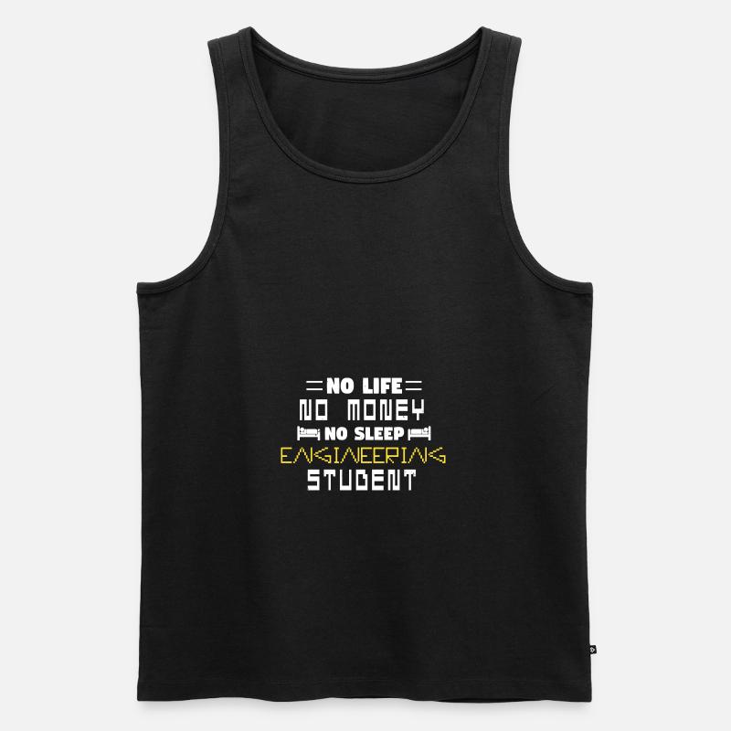 Engineering student Engineering student - Men's Premium Organic Tank Top - black