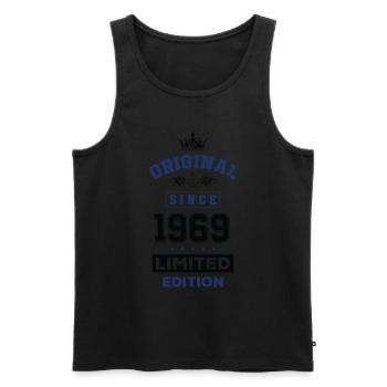 1969 limited edition Geburtstag - Männer Premium Bio Tank Top - Schwarz - Vorne - Michal (187cm)