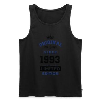 1993 limited edition birthday - Men's Premium Organic Tank Top - black - Front - Michal (187cm)