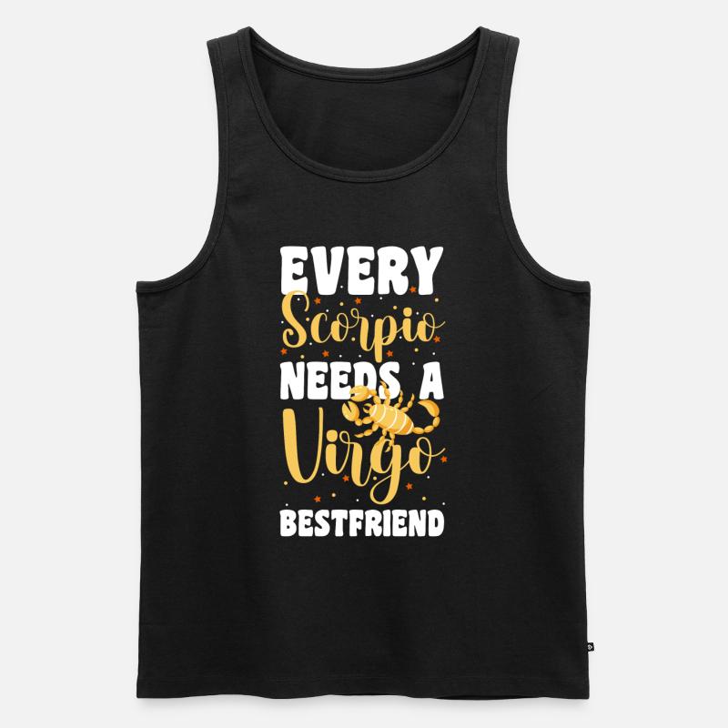 Sternzeichen Astrologie Astro - Männer Premium Bio Tank Top - Schwarz