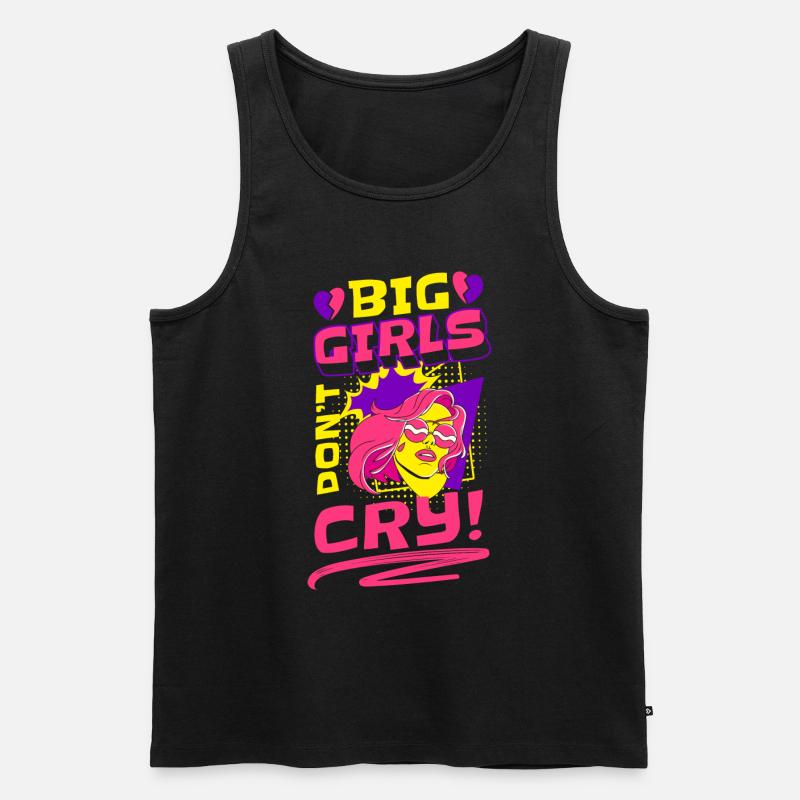 Comic Comics Sprechblase Bunt - Männer Premium Bio Tank Top - Schwarz