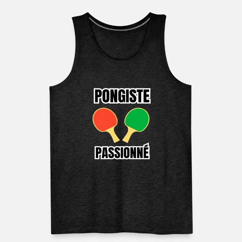 pongiste passionné Débardeur bio Premium Homme