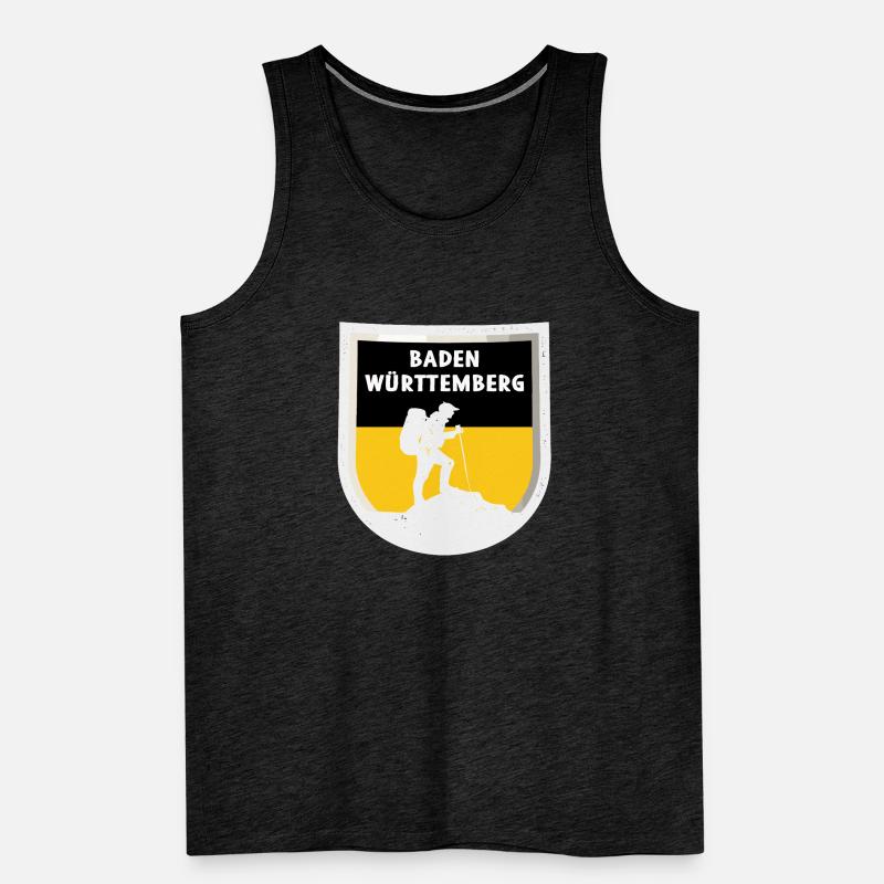 Drapeau du Bade-Wurtemberg Heimat Stuttgart Débardeur bio Premium Homme