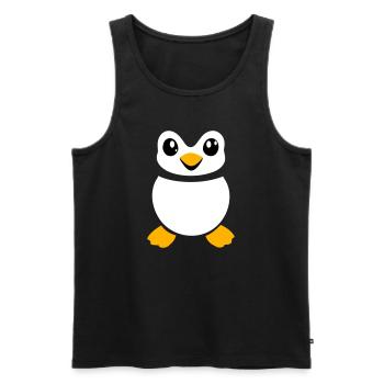 Penguin Costume Animal Carnival Carnival Funny Cute - Men's Premium Organic Tank Top - black - Front - Michal (187cm)