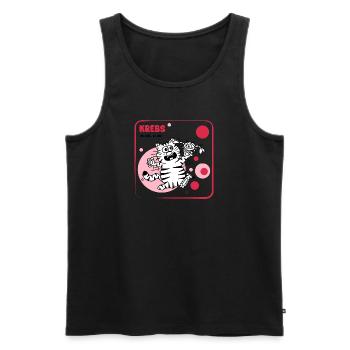 Sternzeichen Krebs - Männer Premium Bio Tank Top - Schwarz - Vorne - Michal (187cm)