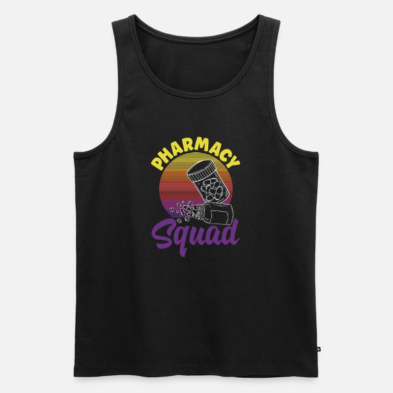 Apotheker Pharmazeutisch-technischer - Männer Premium Bio Tank Top - Schwarz