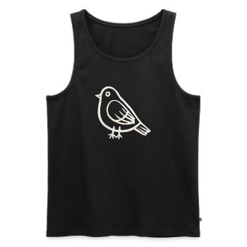 Tauben, Tauben, Tauben, Geschenk, Taubenzüchter, - Männer Premium Bio Tank Top - Schwarz - Vorne - Michal (187cm)