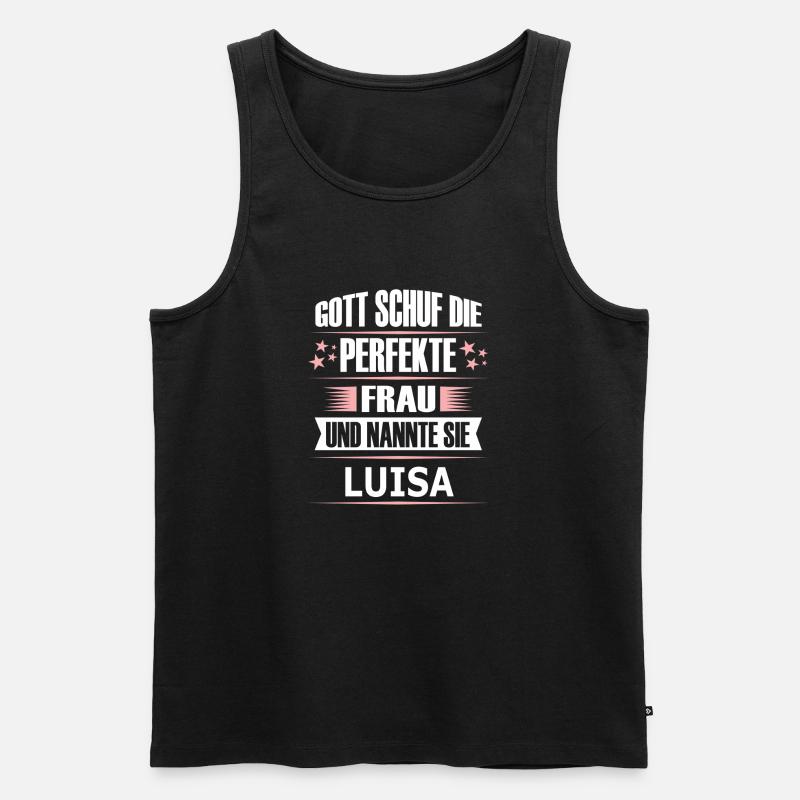 LUISA - Männer Premium Bio Tank Top - Schwarz