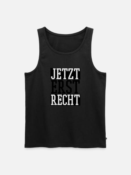 Jetzt erst Recht - Männer Premium Bio Tank Top - Schwarz