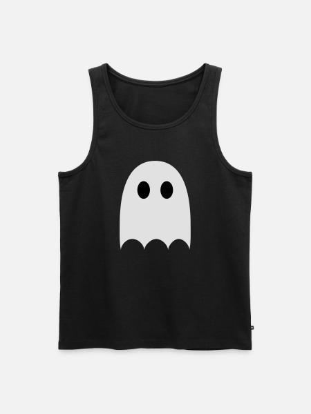 ghost - Men's Premium Organic Tank Top - black