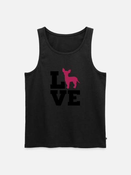 Chihuahua - Men's Premium Organic Tank Top - black
