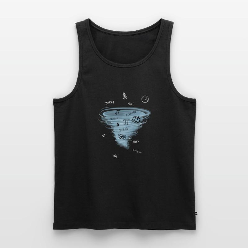 Math Lesson Mathematics Math Problem Solution Men's Premium Organic Tank Top