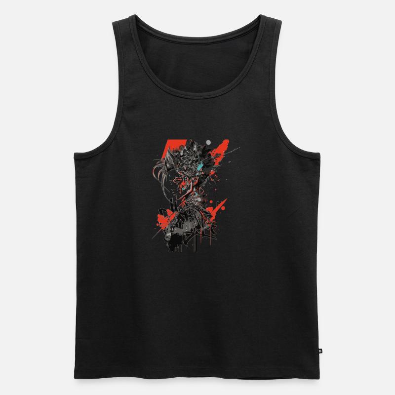 Graffiti-Kultur - Männer Premium Bio Tank Top - Schwarz