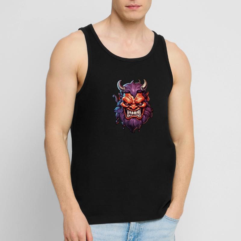 Devil / Hell / Horror / Devilish / Evil Men's Premium Organic Tank Top