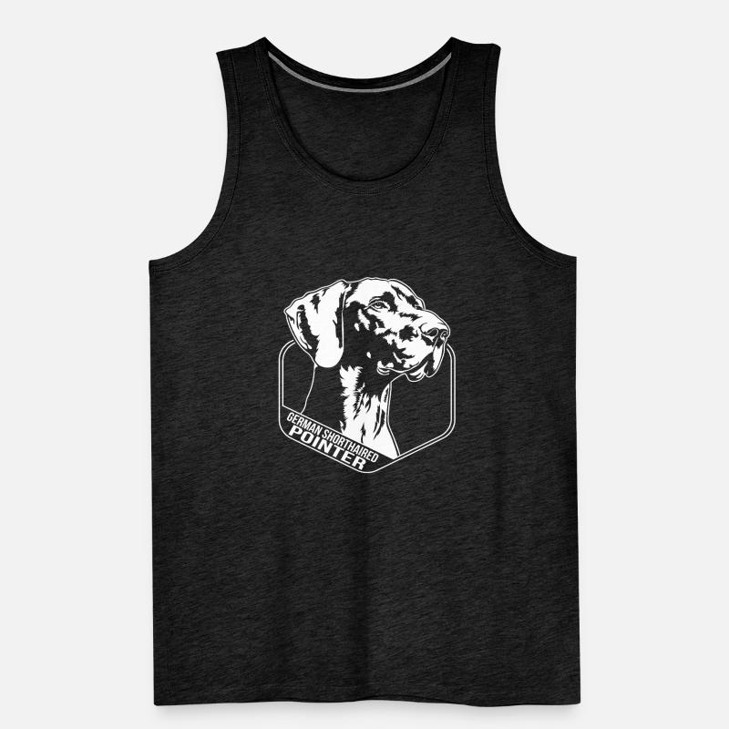 German Shorthaired Pointer Hund Wilsigns Jagdhunde Männer Premium Bio Tank Top