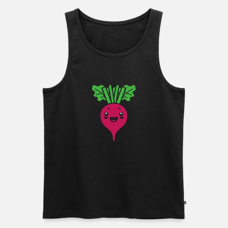 Rübe - Männer Premium Bio Tank Top - Schwarz