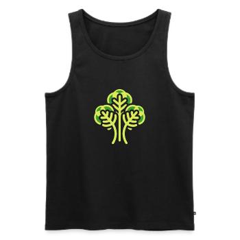 Brussels sprouts - Men's Premium Organic Tank Top - black - Front - AI Model Male 178 light (178cm)