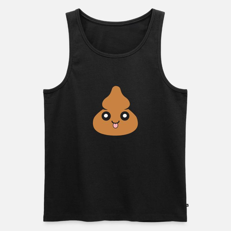 Kacke - Männer Premium Bio Tank Top - Schwarz