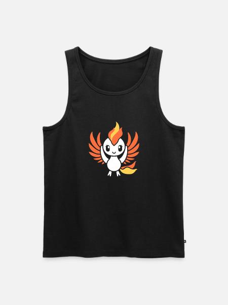 Phoenix - Men's Premium Organic Tank Top - black