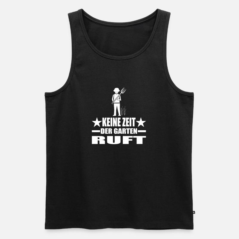 Garten - Männer Premium Bio Tank Top - Schwarz
