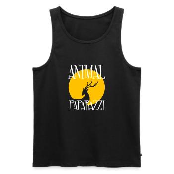 Photographier des animaux Photographe animalier - Débardeur bio Premium Homme - noir - Devant - Michal (187cm)