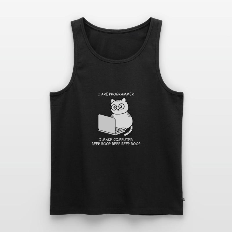 Computer scientist computer science programming engineer Men's Premium Organic Tank Top