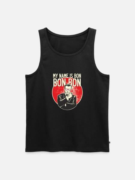 random Mix Bon Bon - Männer Premium Bio Tank Top - Schwarz