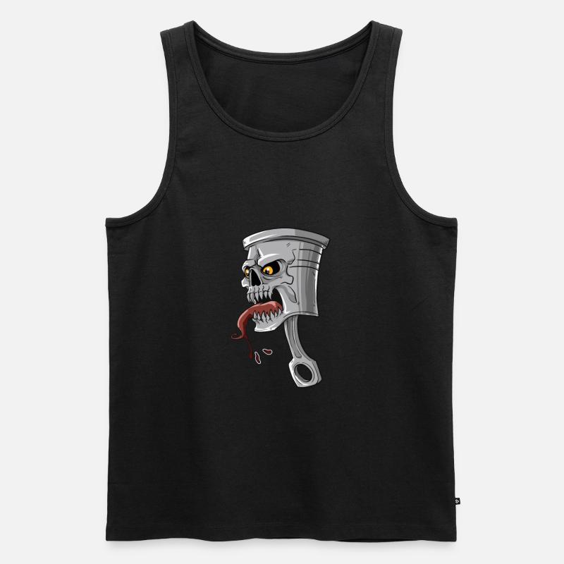 Böser Zylinder - Auto Tuning Tuner KFZ Geschenk - Männer Premium Bio Tank Top - Schwarz