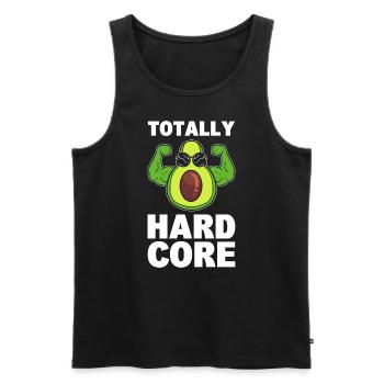 Avocado-Fitnesstraining Fitnessstudiobesucher - Männer Premium Bio Tank Top - Schwarz - Vorne - AI Model Male 178 light (178cm)