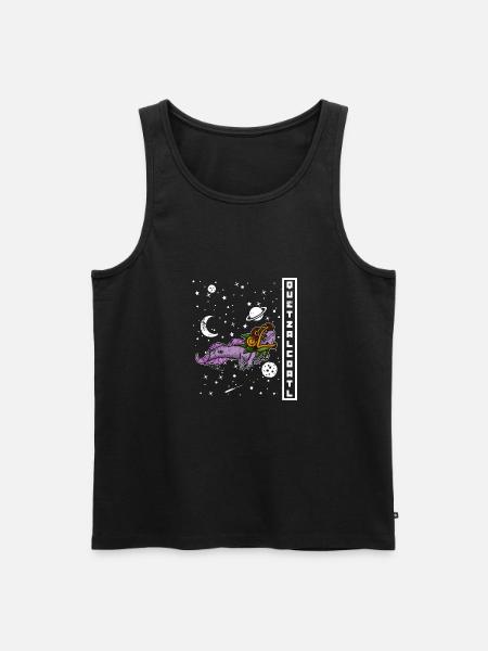 Quetzalcoatl Axolotl Mexico Aztecs Deity - Men's Premium Organic Tank Top - black
