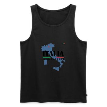 ITALIE LAC DE GARDE - Débardeur bio Premium Homme - noir - Devant - Michal (187cm)