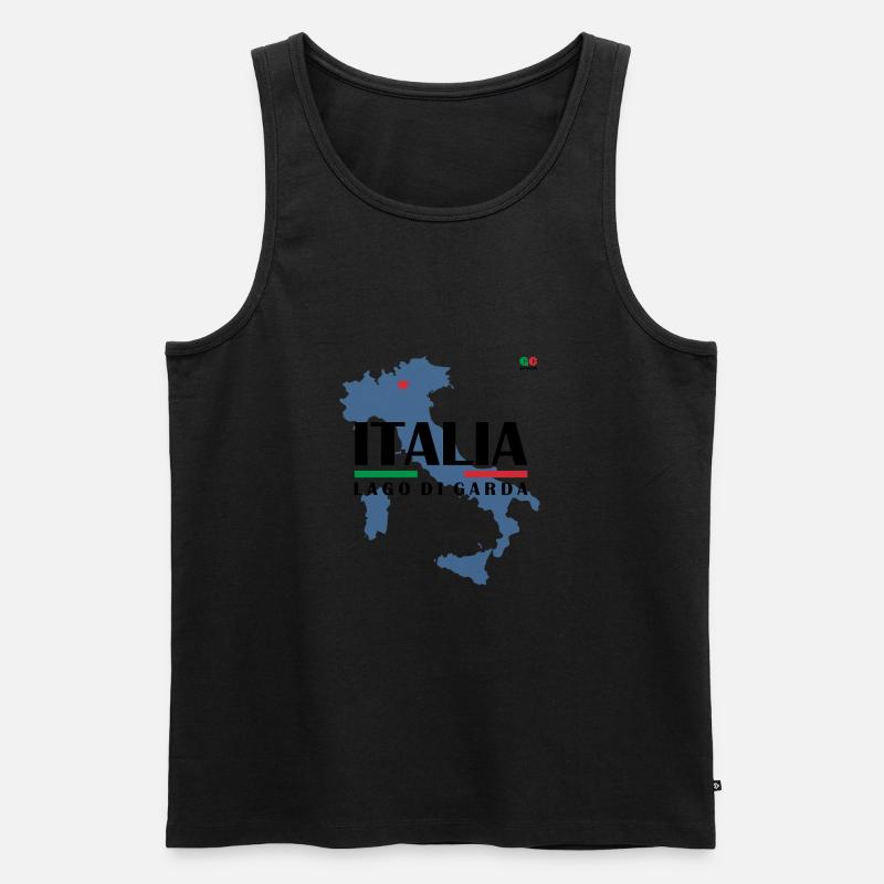 ITALIEN GARDASEE - Männer Premium Bio Tank Top - undefined