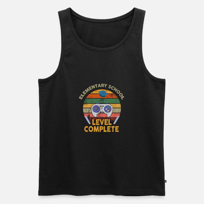 Elementary School Level Complete - Men's Premium Organic Tank Top - black