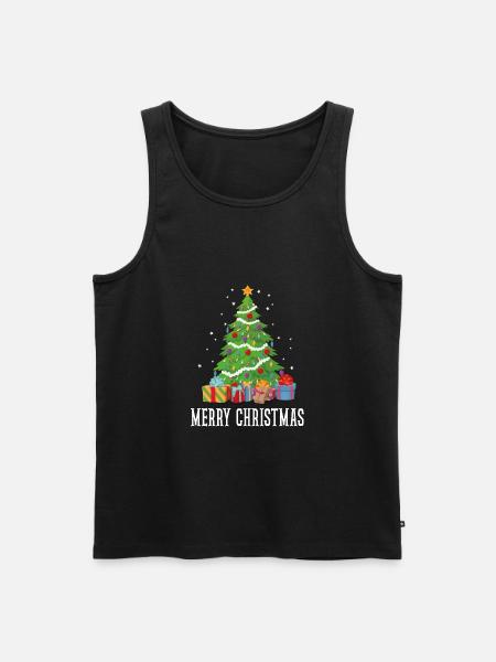 Merry Christmas Merry Christmas Gift - Men's Premium Organic Tank Top - black