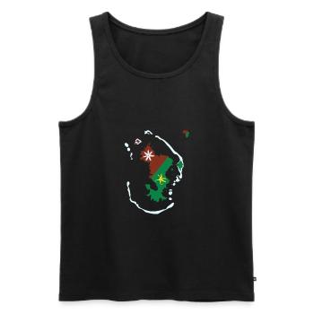 Maore (Mayotte) Insel in Afrika - Männer Premium Bio Tank Top - Schwarz - Vorne - AI Model Male 178 light (178cm)