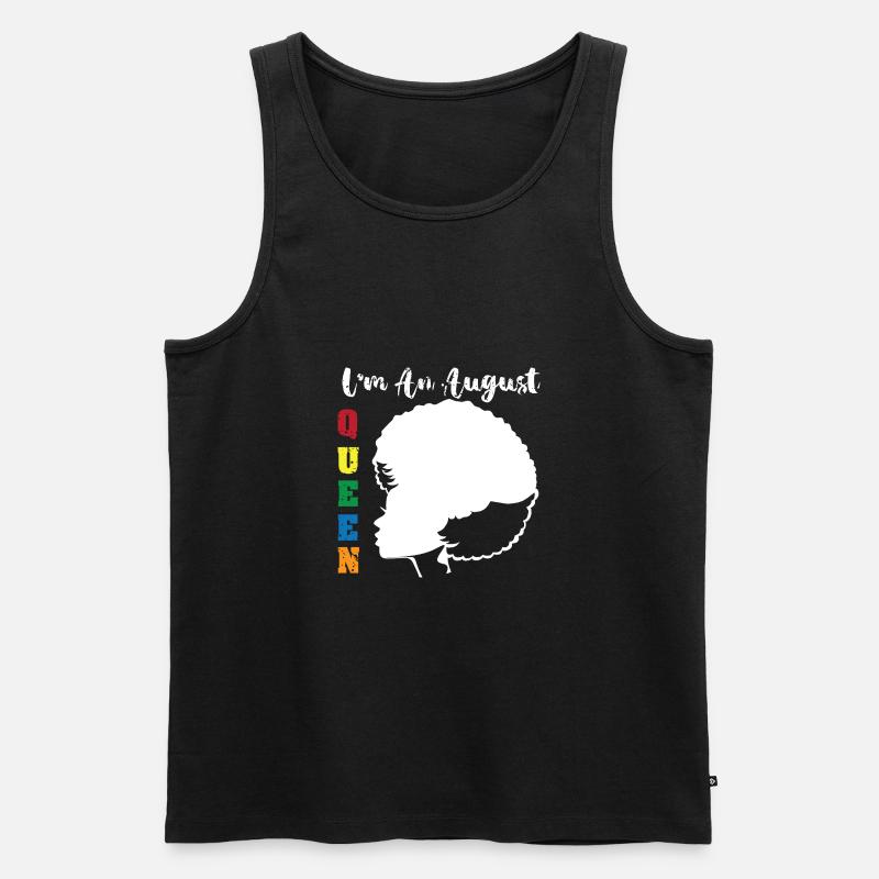 Sternzeichen Löwe - Männer Premium Bio Tank Top - Schwarz