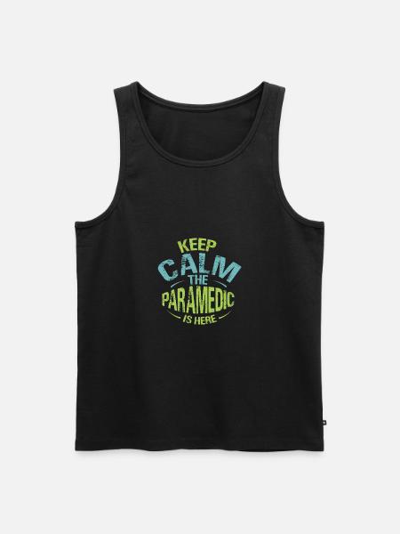 Sanitäter - Männer Premium Bio Tank Top - Schwarz